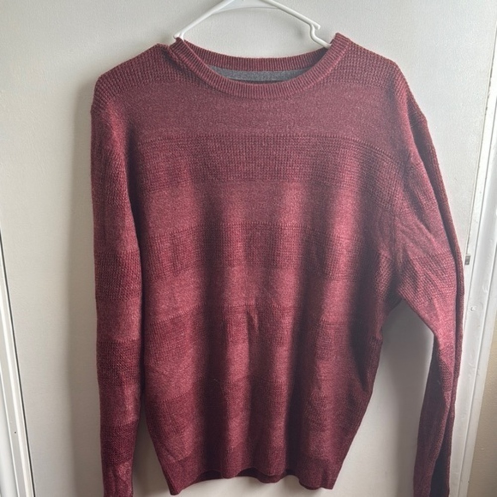 Weatherproof vintage men’s pull over sweater‎ M deep red